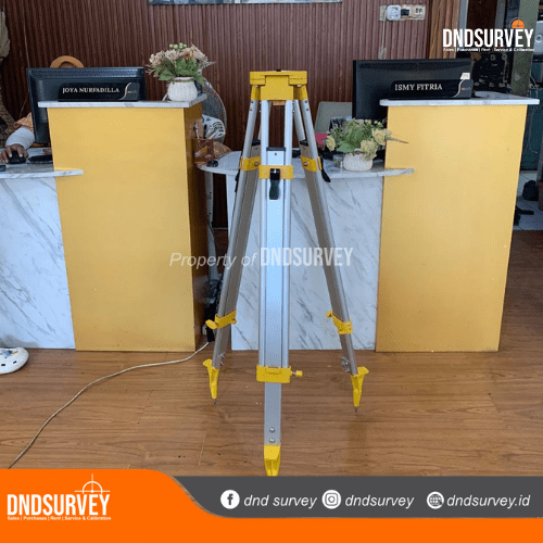 tripod statif alumunium yellow double kuncian