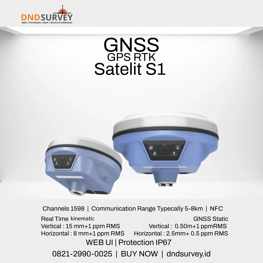 Gnss-Gps-rtk-Satelit-S1-dnd-survey